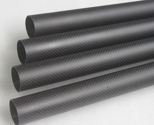 2m 20mm 3k Tube en fibre de carbone en fibre de carbone Cadre de bicyclette Pipe en carbone Weipi Paddle de bateau Manche de poteau