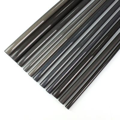 4 pouces 5 pouces 6 pouces Tube de fibre de carbone queue Boom bras de carbone finition mate brillante pour le modèle Rc