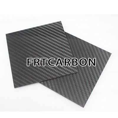 200*300 mm feuille composite renforcée de fibres de carbone 3K Twill brillante pour moteurs de quadricoptère RC