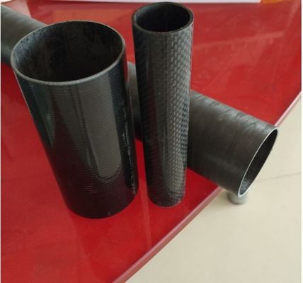 1.5&quot; 1 2&quot; ID/OD personnaliser le tube en fibre de carbone à haute température 1000 mm 500 mm 330 mm de longueur