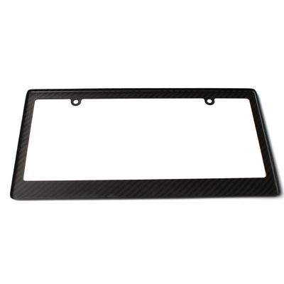 4 trous en fibre de carbone Plaque de licence Cadre motocyclette mince US Standard