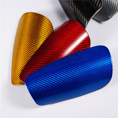 Tissu en fibres de carbone pour adultes Football Footballeur Garde de la chaussure à manches courtes Jaune/Noir OME