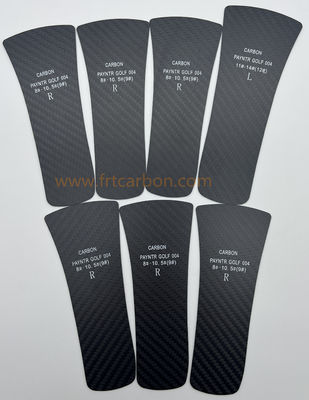 Chaussures en fibre de carbone de football sur mesure 3k Twill Plaque en fibre de carbone mate 1,0 mm 0,8 mm