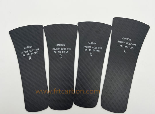 Chaussures en fibre de carbone de football sur mesure 3k Twill Plaque en fibre de carbone mate 1,0 mm 0,8 mm