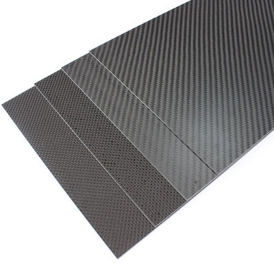 Épaisseur 10 mm 5 mm 3 mm Plaque en fibre de carbone 3k Twill tissage pour hélicoptère RC Quadcopter Multicopter