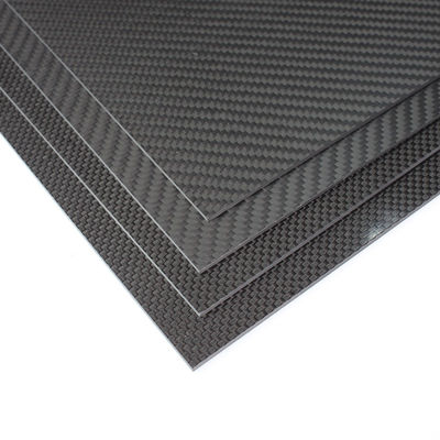 Épaisseur 10 mm 5 mm 3 mm Plaque en fibre de carbone 3k Twill tissage pour hélicoptère RC Quadcopter Multicopter