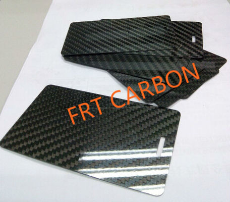 Coupe personnalisée en fibre de carbone 0.25mm 0.5mm 1mm 56mm 78mm Pour carte de nom Carte de visite
