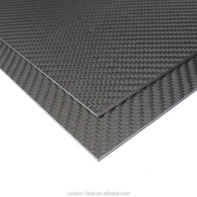 100% feuille en fibre de carbone 1 mm 2 mm 3 mm 4 mm plaque en fibre de carbone forgée sur mesure