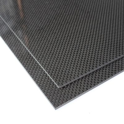 Plaque de panneau en fibre de carbone 1 mm 1,5 mm 2 mm 2,5 mm 3 mm Pour la CNC