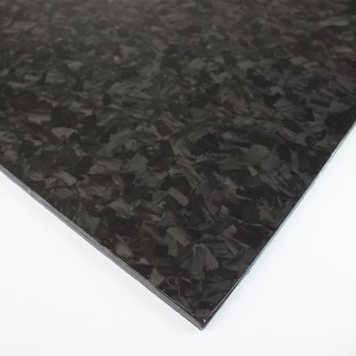 1 16 &quot; 1 8 &quot; 1 4 pouces de feuille composite en fibres de carbone en carton forgé avec une texture désordonnée