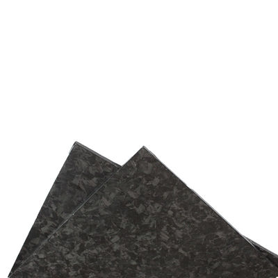 1 16 &quot; 1 8 &quot; 1 4 pouces de feuille composite en fibres de carbone en carton forgé avec une texture désordonnée