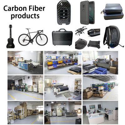 1 16 &quot; 1 8 &quot; 1 4 pouces de feuille composite en fibres de carbone en carton forgé avec une texture désordonnée
