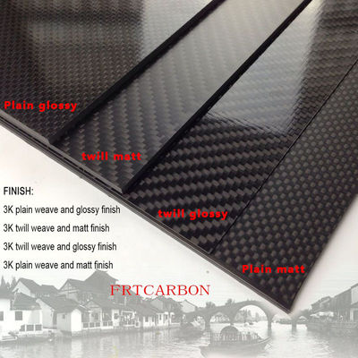 Plaques en fibre de carbone de haute résistance Rc 200x300 mm 0,5 mm 5 mm 4 mm 3 mm