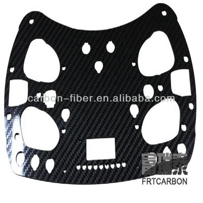 Feuille de fibre de carbone forgée légère pour accessoires automobiles