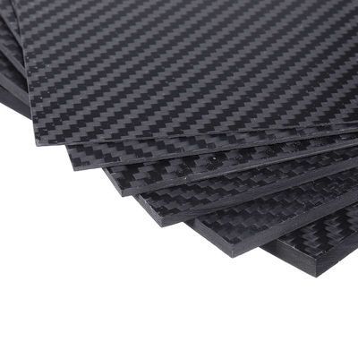 plaque de feuille en fibre de carbone de haute qualité 1mm 1,5mm 2,5mm 3mm feuilles stratifiées en fibre de carbone fabricants à la promotion