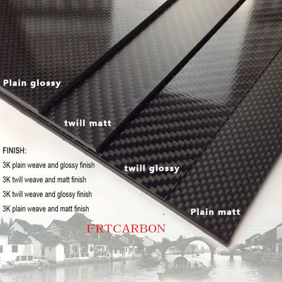 CNC fournissent la coupe de la fibre de carbone panneau/feuille composite sandwich de la fibre de carbone FRT usine / fabricant / fournisseur