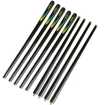 6 mm 10 mm Carré Tubes en fibre de carbone Pools Cue haute résistance Billiards Cue pour les membres du club