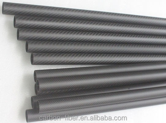 Fabricants de tubes en fibres de carbone 1000 mm 2000 mm pôle CFRP pôle en fibres de carbone à haute résistance