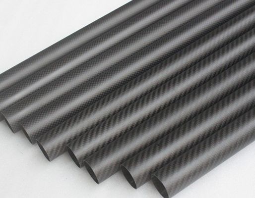 2m 20mm 3k Tube en fibre de carbone en fibre de carbone Cadre de bicyclette Pipe en carbone Weipi Paddle de bateau Manche de poteau