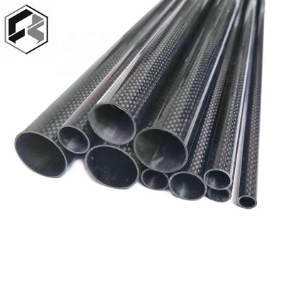Tubes carrées en fibre de carbone de 8 mm et 10 mm en fibre de carbone en tube rectangulaire en gros