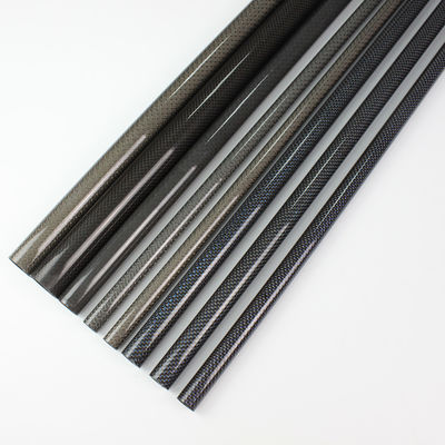 Tubes en fibre de carbone de 2 &quot; à 3 &quot; et 2 &quot; mm Poteaux en fibre de carbone Poteaux de voûte Grand diamètre 18x16x1000 mm