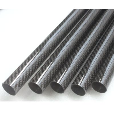 3 4 &quot; 3 8 &quot; 3k Tube en fibre de carbone 10 mm 12 mm 15 mm 18 mm 22 mm 30 mm 40 mm 50 mm