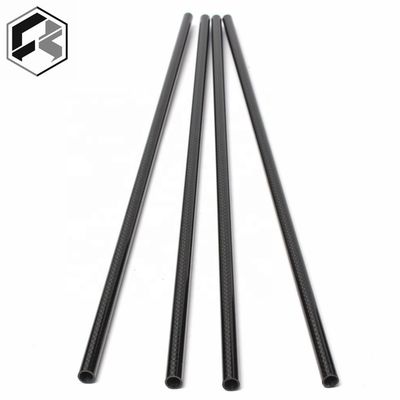3 4 &quot; 3 8 &quot; 3k Tube en fibre de carbone 10 mm 12 mm 15 mm 18 mm 22 mm 30 mm 40 mm 50 mm