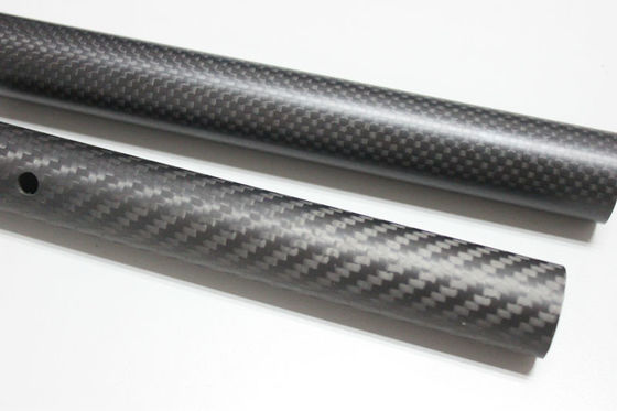 4 pouces 5 pouces 6 pouces Tube de fibre de carbone queue Boom bras de carbone finition mate brillante pour le modèle Rc