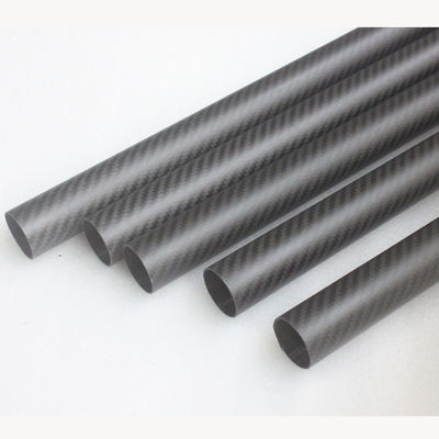 3 mm 4 mm 5 mm Pôle de tube en fibre de carbone Poteaux de voûte pour le cadre de vélo en carbone 30x28x1000mm