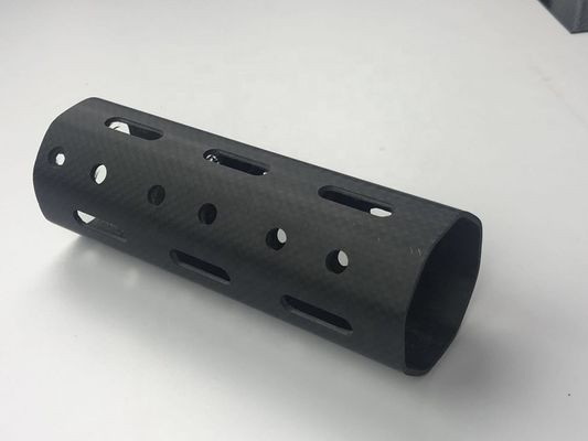 1 pouce 1 2 pouces Tube carré en fibre de carbone Module élevé 3k 50mm
