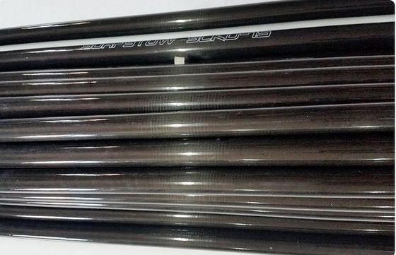 1.5&quot; 1 2&quot; ID/OD personnaliser le tube en fibre de carbone à haute température 1000 mm 500 mm 330 mm de longueur