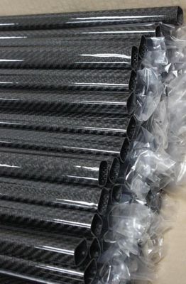 10 mm tube carré en fibre de carbone 20 mm moulage par pressage à chaud