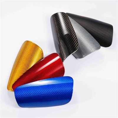 3K Forgé en fibre de carbone colorée Footballe Sous-vêtements pour les jambes Protecteur pour les jambes avec protecteur en mousse douce EVA pour enfants